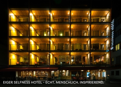 Eiger Selfness Hotel Aussenansicht 