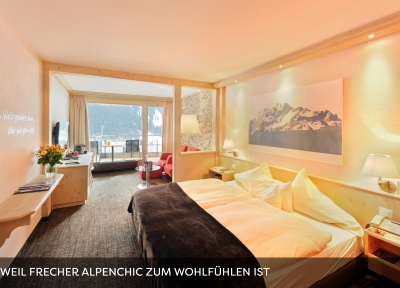Eiger Selfness Hotel Doppelzimmer Lifestyle